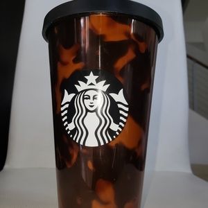 STARBUCKS Tortoise shell 16 oz tumbler